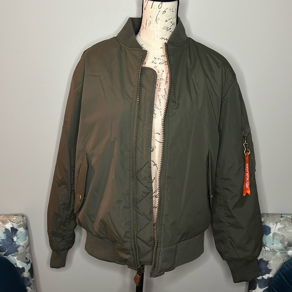 Spire Men’s Aviator Bomber Jacket Small